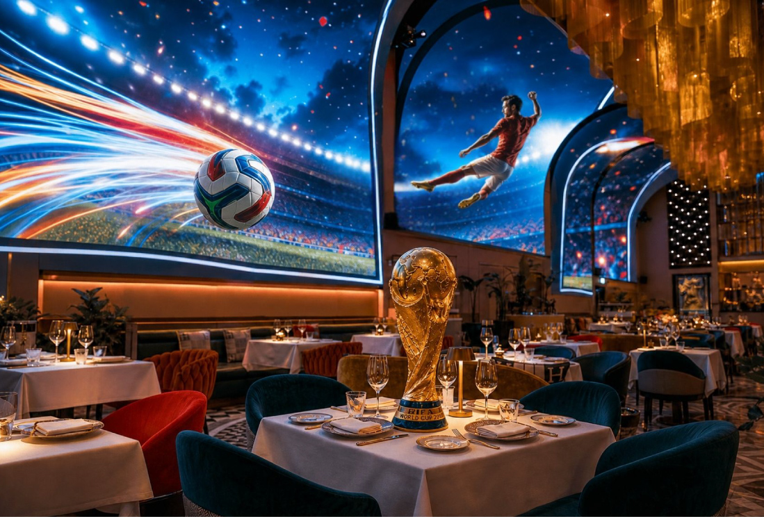Pitch-perfect plates and FIFA action 
