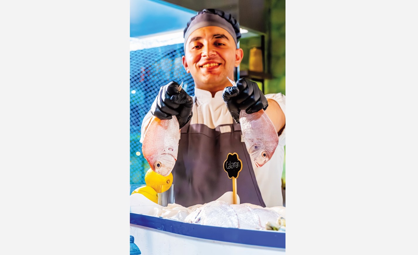 A burst of flavours from the sea