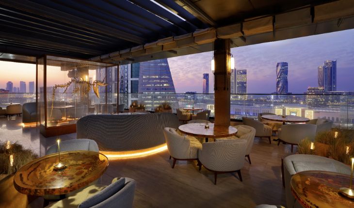 Rooftop dining adventure