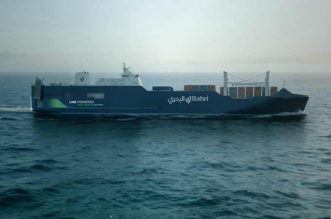 Bahri Line orders two dual fuel LNG-powered RoCon vessels