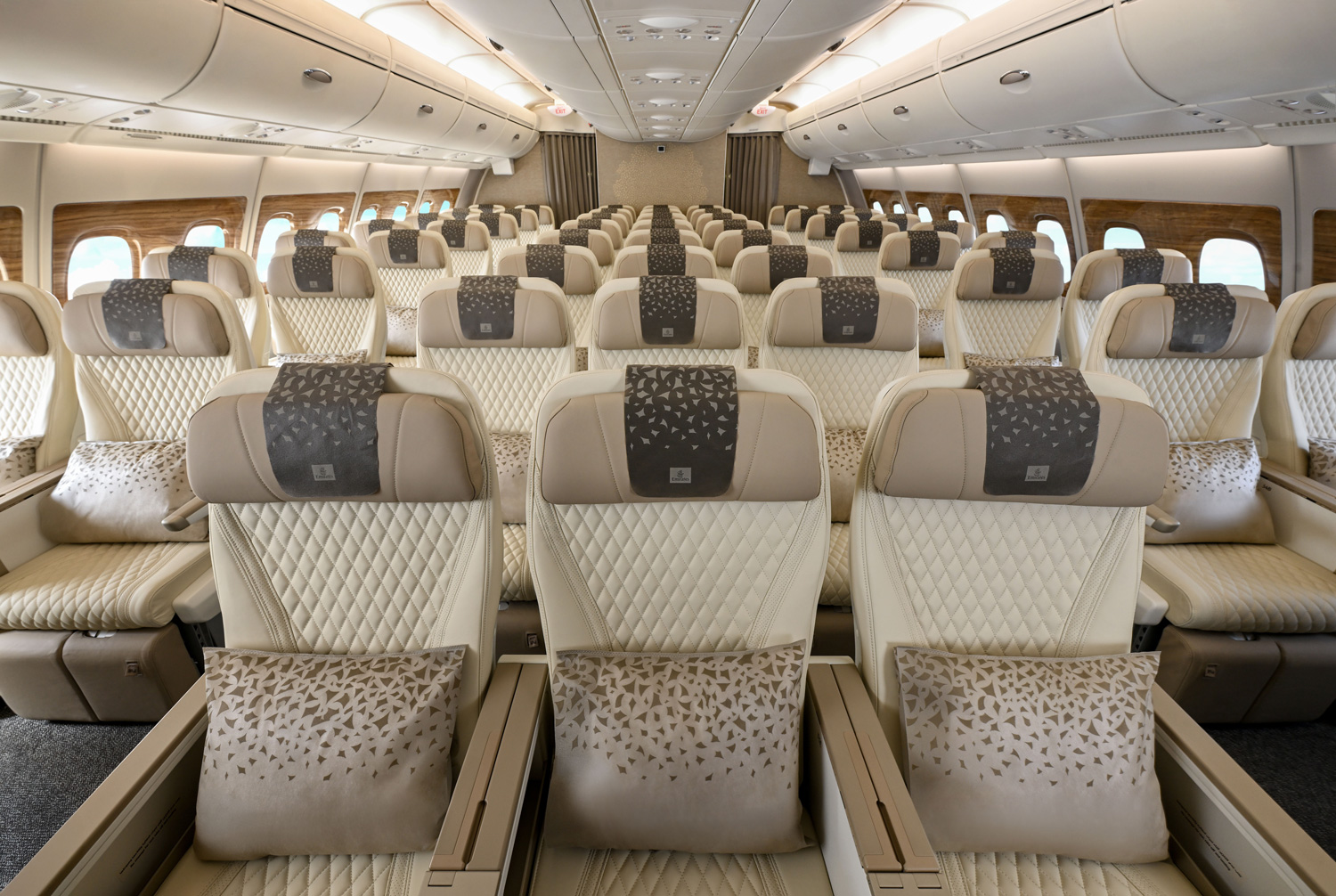 Emirates debuts A380 retrofit with layout