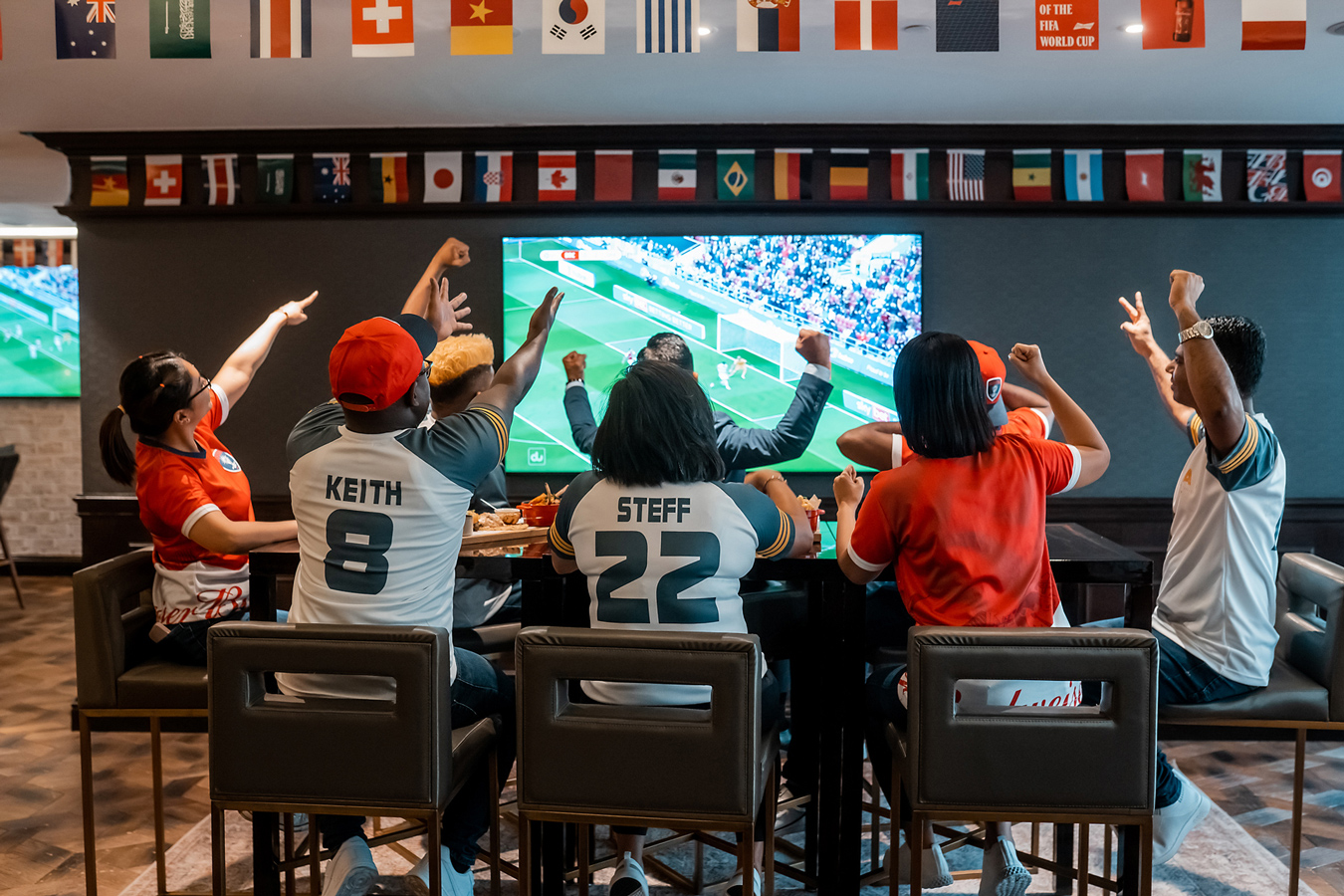 Pitch-perfect plates and FIFA action 