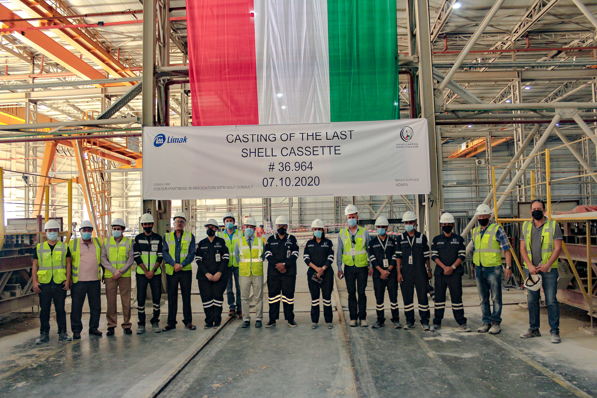 Limak achieves key construction milestone at Kuwait T2 project
