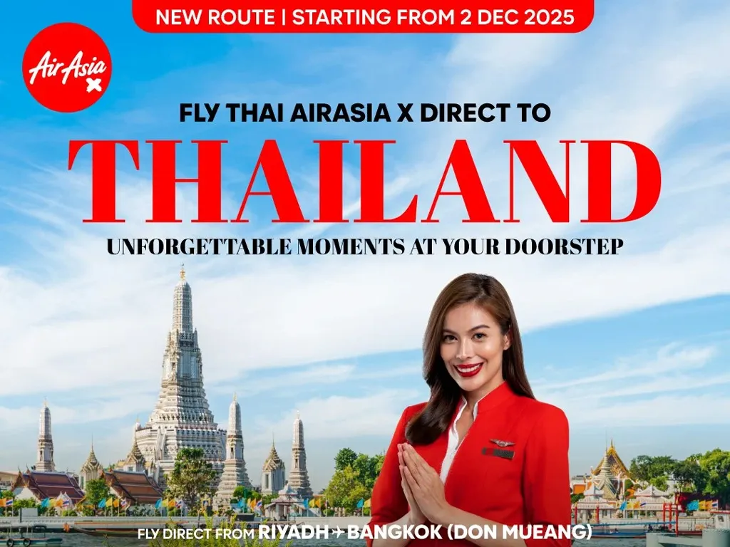 Thai AirAsia X launches direct Riyadh–Bangkok service