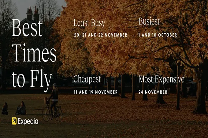 Expedia reveals key dates for budget-friendly travel in fall