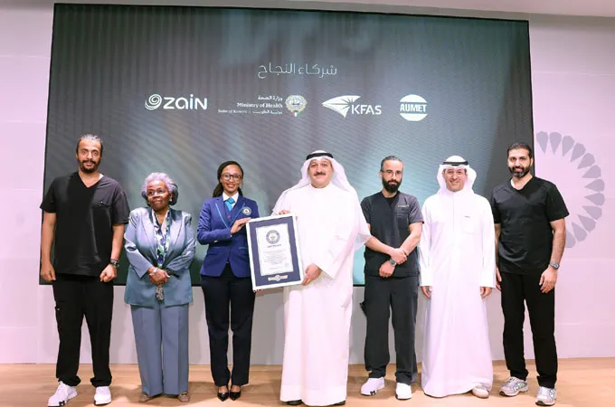 Robotic surgery 12,000km away - Kuwait hospital wins Guinness record