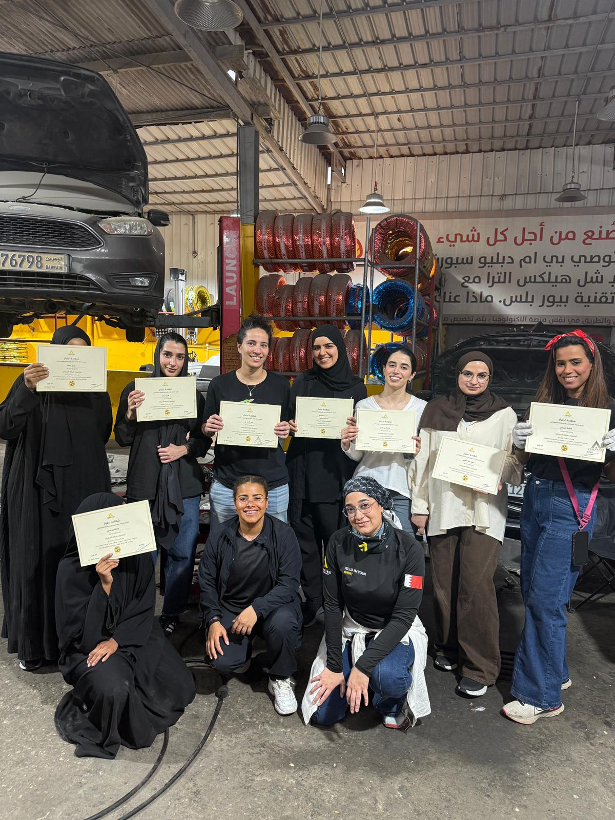 Empowered: The participants with their certificates