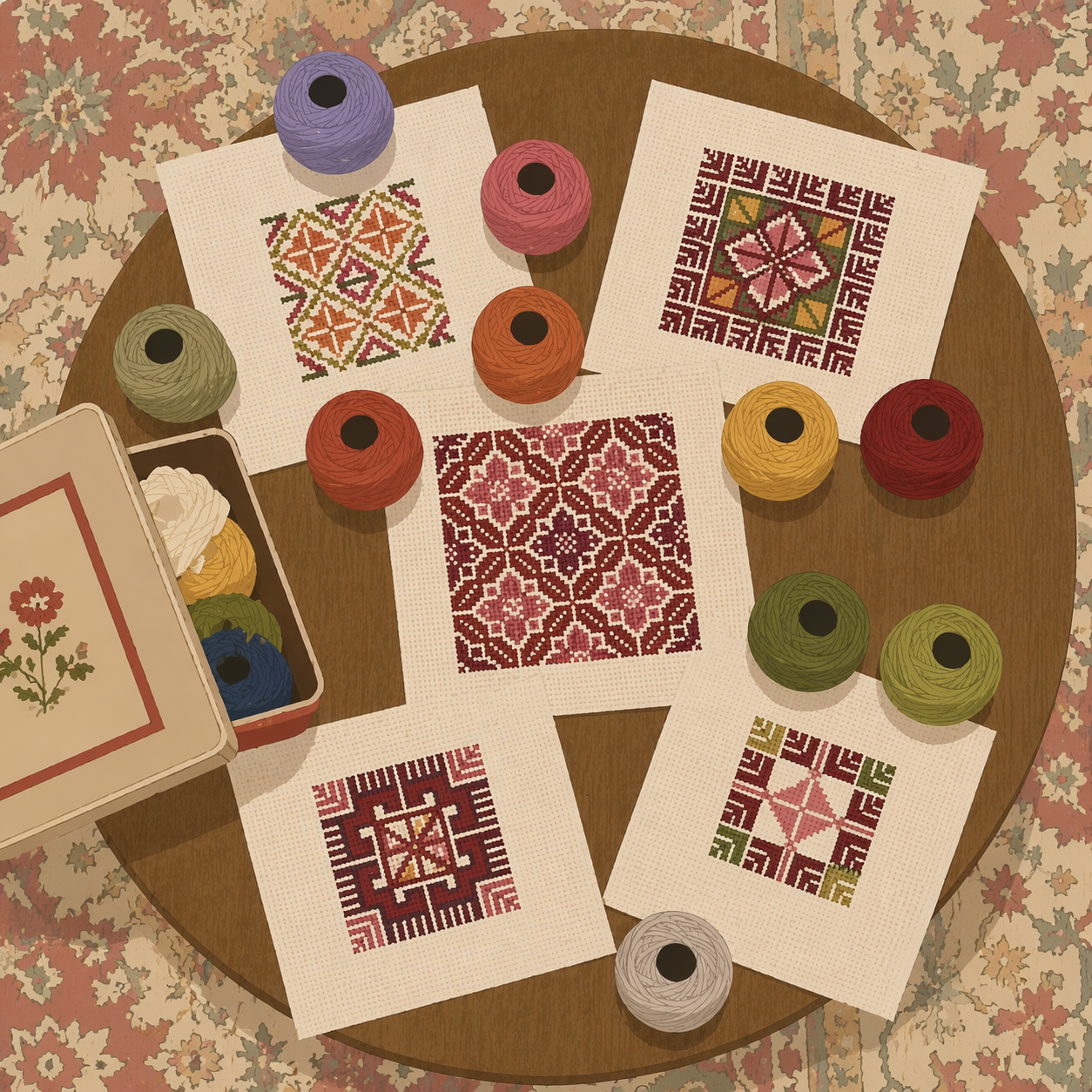 Other patterns that are typically stitched
