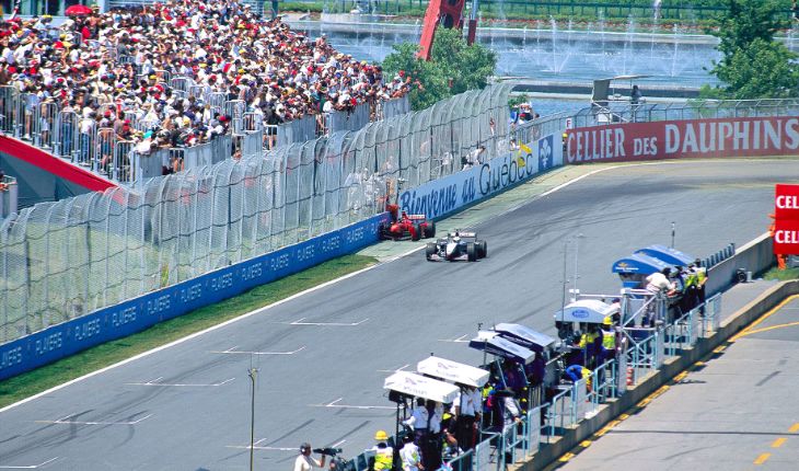 DANGER: The 1999 incident at Circuit Gilles-Villeneuve which earned the corner the name ‘Wall of Champions’