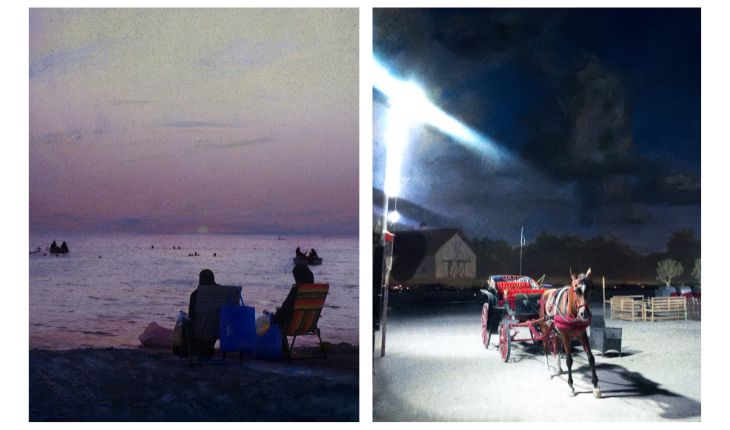 DREAMY: Maryam amplified the colours in the photographs and they began to take hues from Monet’s body of work