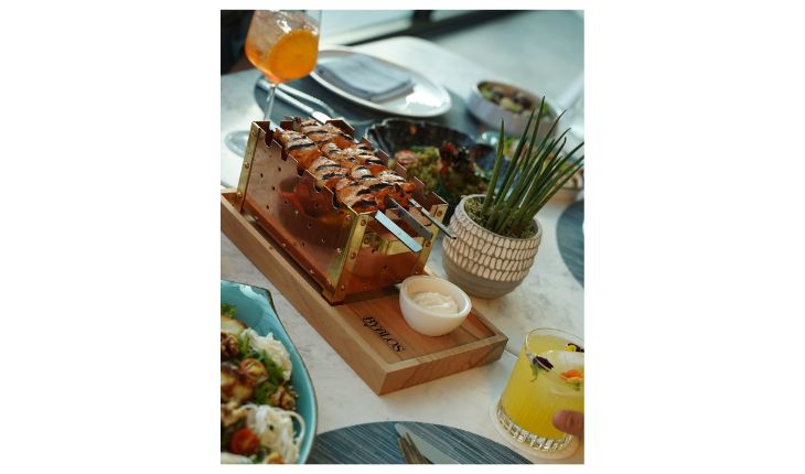 Juicy: Golden skewers at Byblos