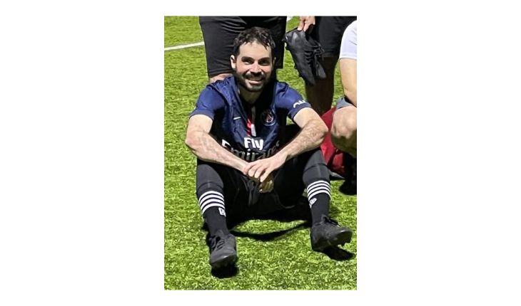 Footballer: Hadi during a previous game