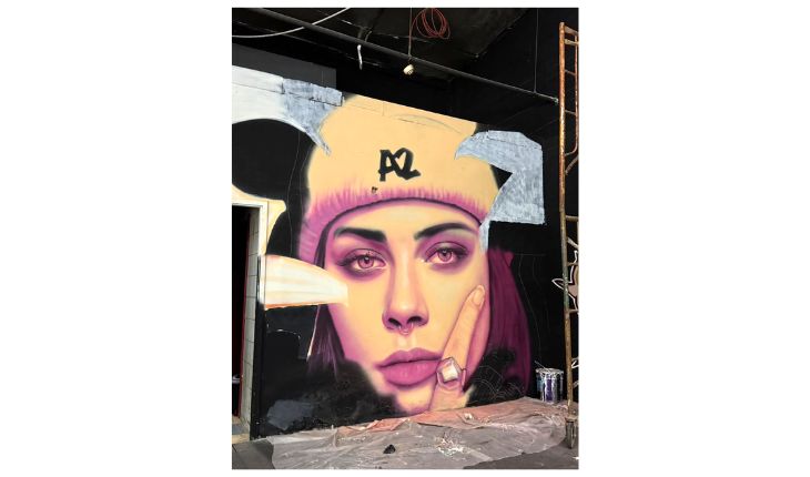 SPRAY: One of the pieces now on display at Funland