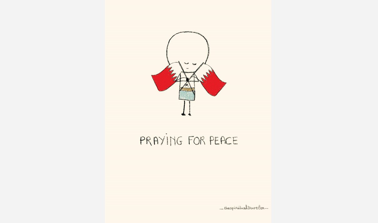 Colours of resilience, peace and hope