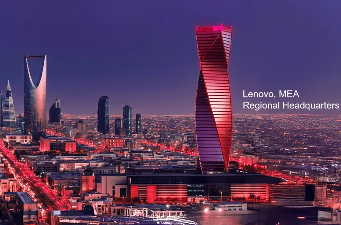Lenovo begins build-out of MEA headquarters at Riyadh’s Majdoul Tower