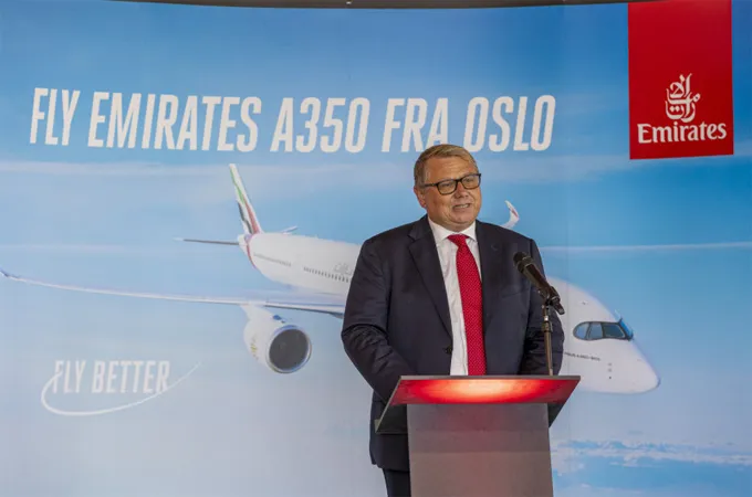 Emirates introduces Airbus A350, Premium Economy service in Oslo