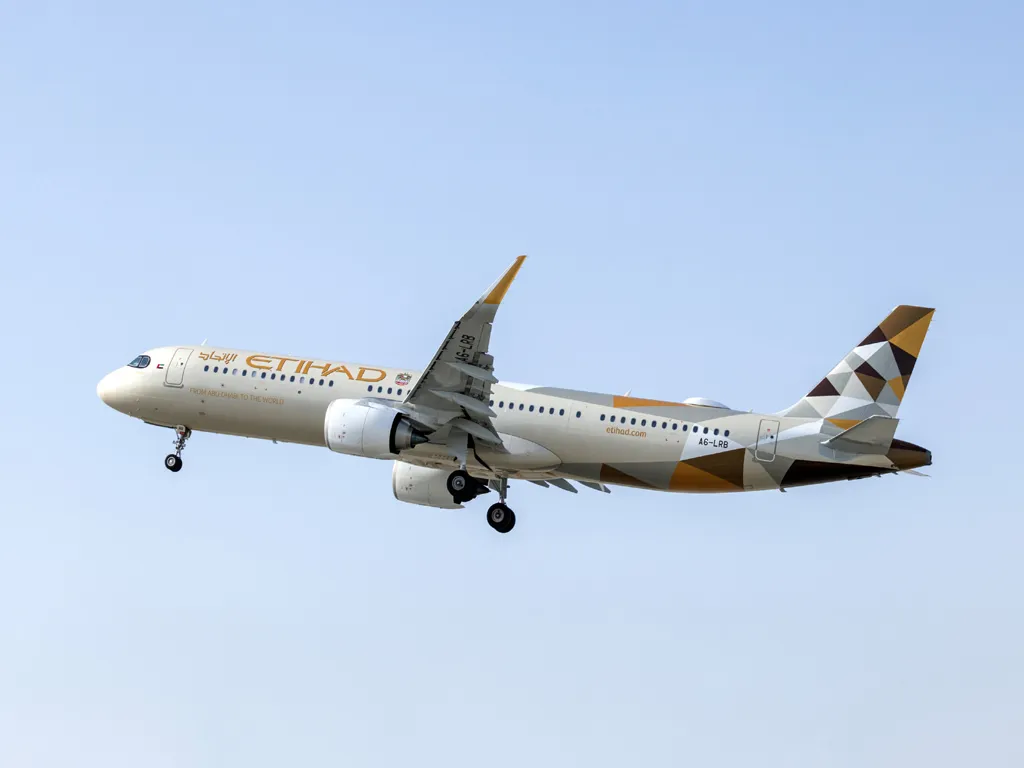 Etihad Airways operates 300 daily passenger flights