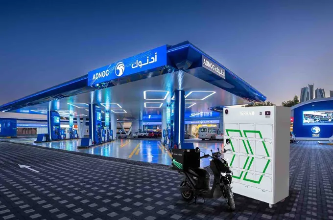 Adnoc Distribution, Terra Tech launch battery-swapping station