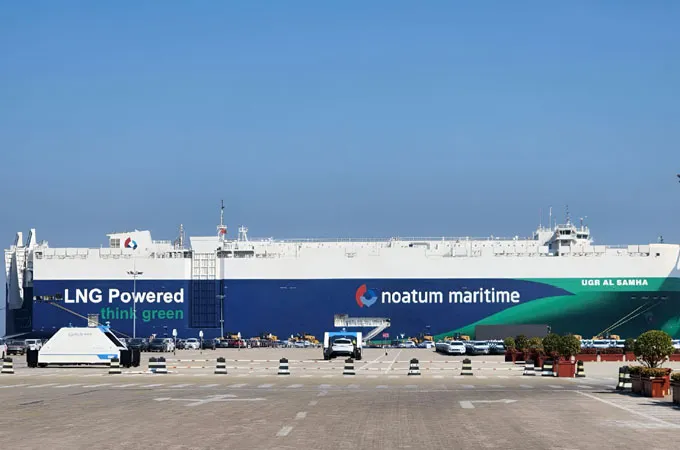 Noatum Maritime takes delivery of first LNG powered vessel for new Ro-Ro venture