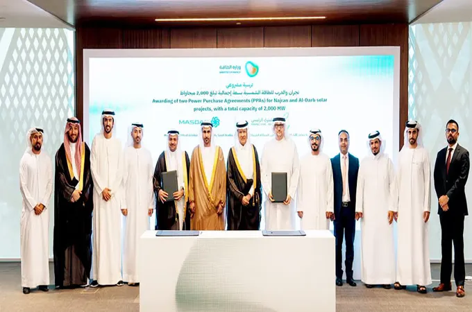 Masdar secures two solar projects in Saudi Arabia with 2 GW capacity