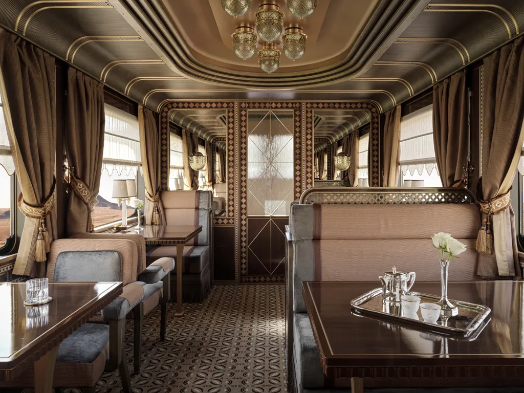 Dream of Desert ultra-luxury train car unveiled in Riyadh 