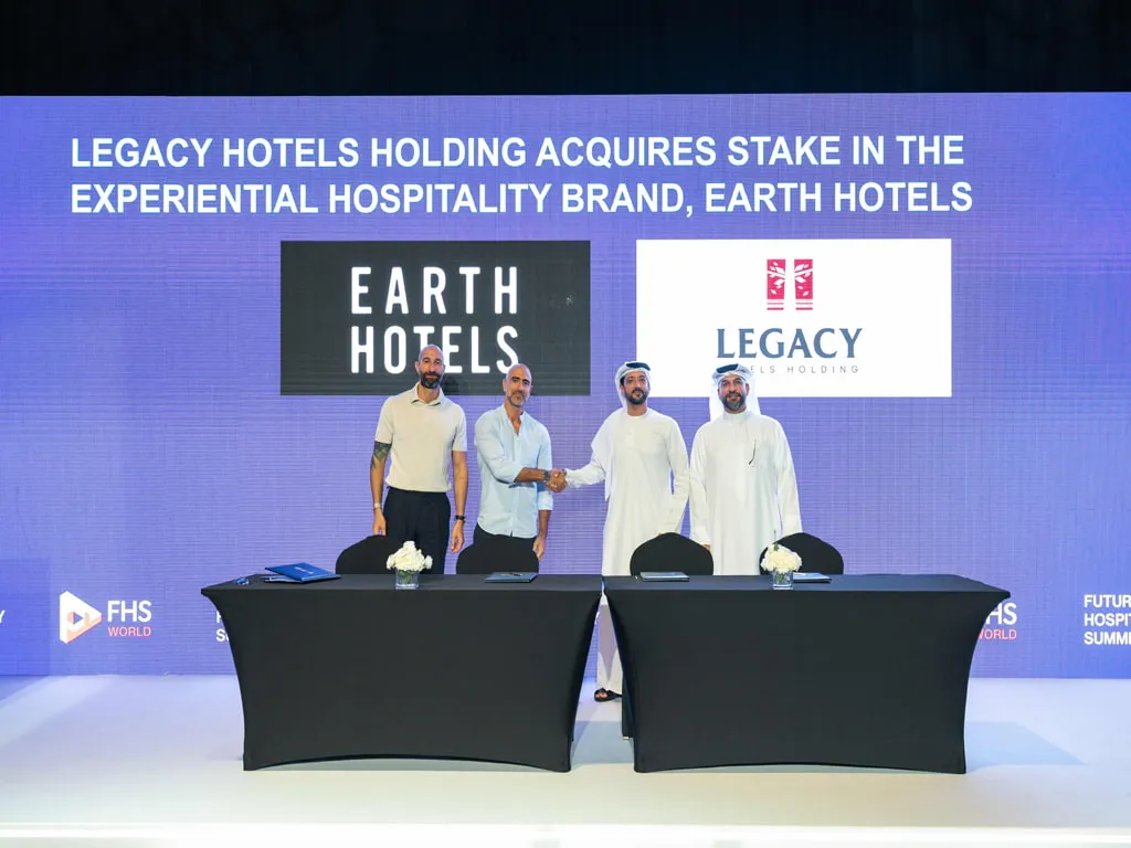 Legacy Hotels Holding acquires stake in Earth Hotels