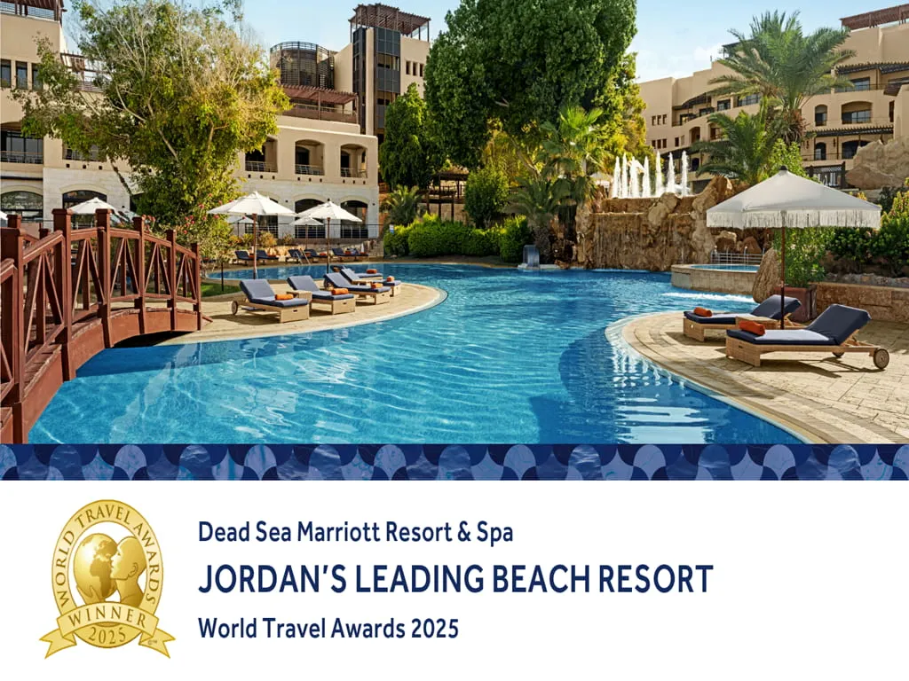 Dead Sea Marriott named Jordan’s Leading Beach Resort