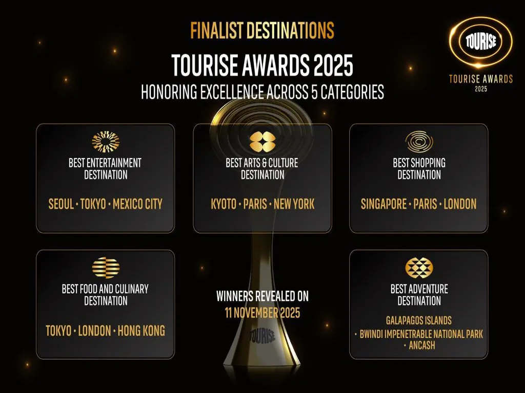 TOURISE unveils finalists for 2025 awards