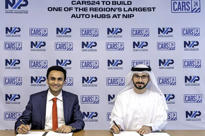 Cars24 to set up major auto hub at National Industries Park