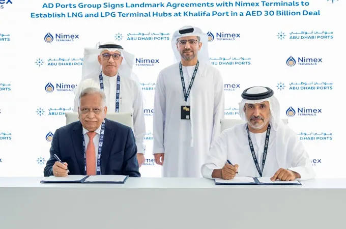 AD Ports signs deals with Nimex Terminals to set up gas terminal at Khalifa Port 