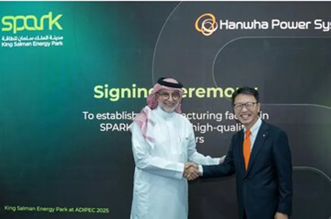 Hanwha Power Systems to build compressor packaging, service centre at SPARK