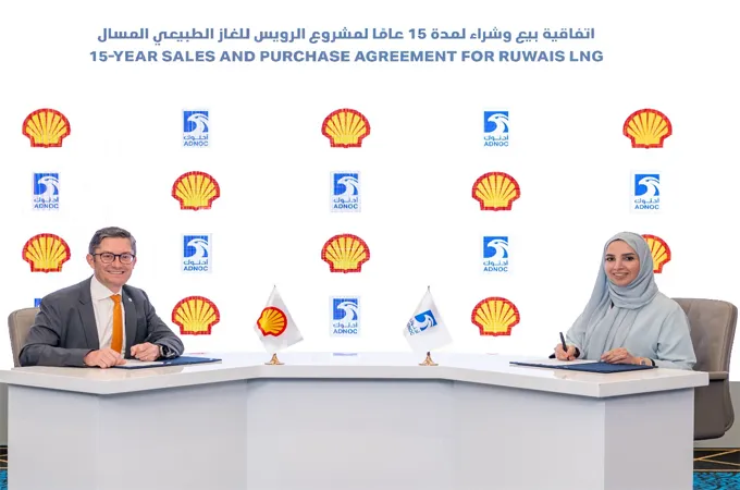 Adnoc signs 15-year supply deal with Shell for Ruwais LNG project
