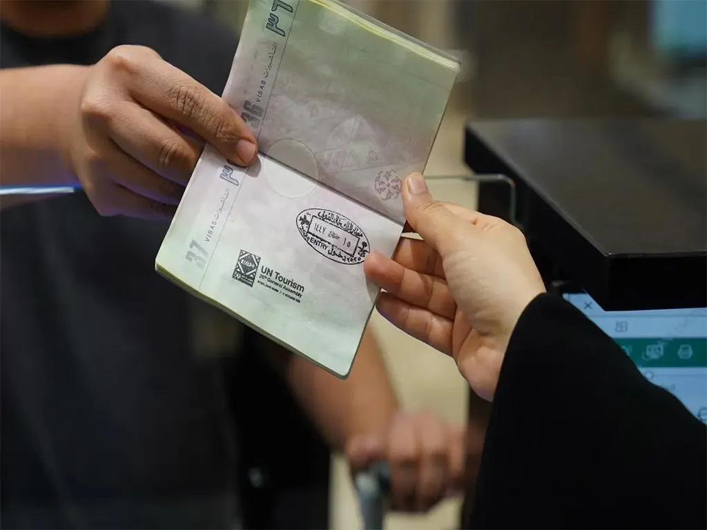 Riyadh Airport welcomes delegates with special stamp for UN Tourism Assembly