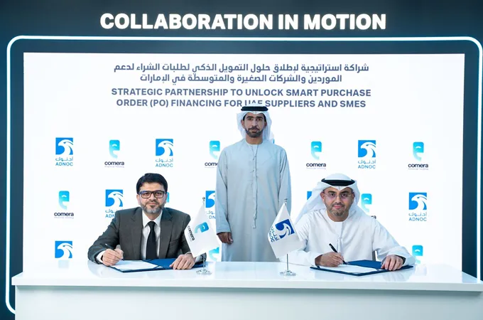 Adnoc, Comera partner for smart financing for UAE suppliers, SMEs