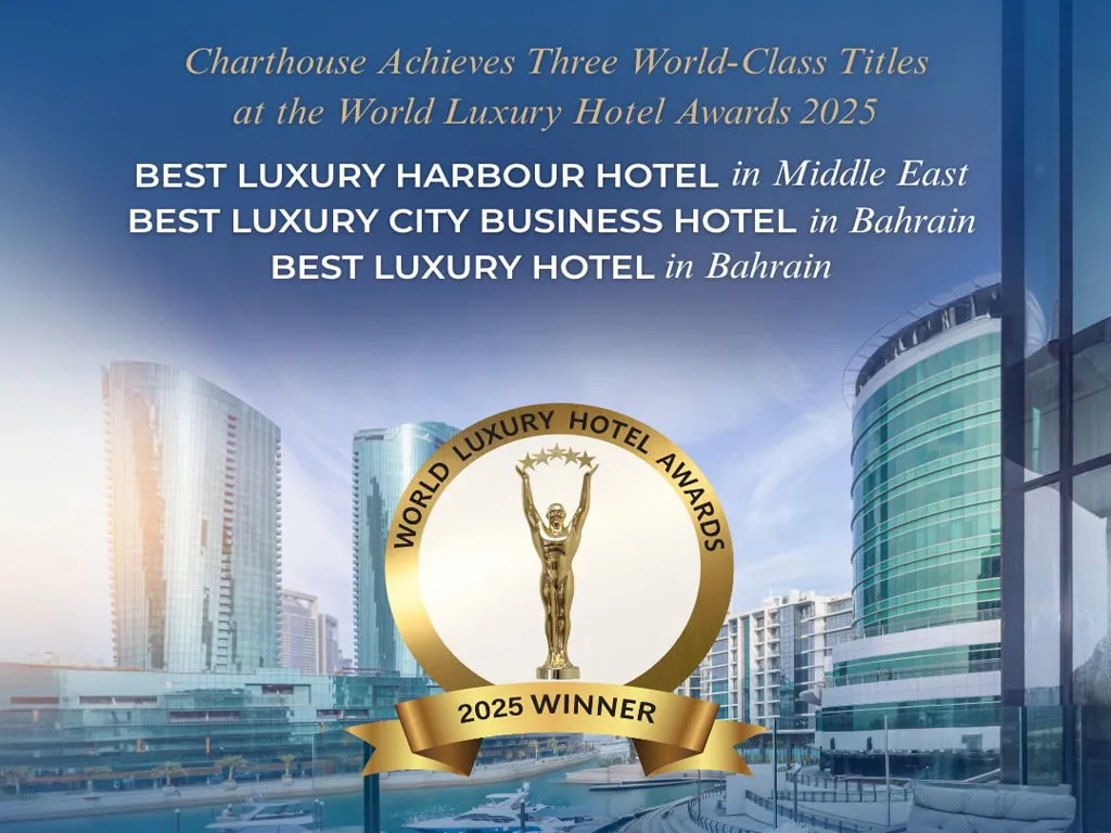 Charthouse Bahrain wins three World Luxury Awards