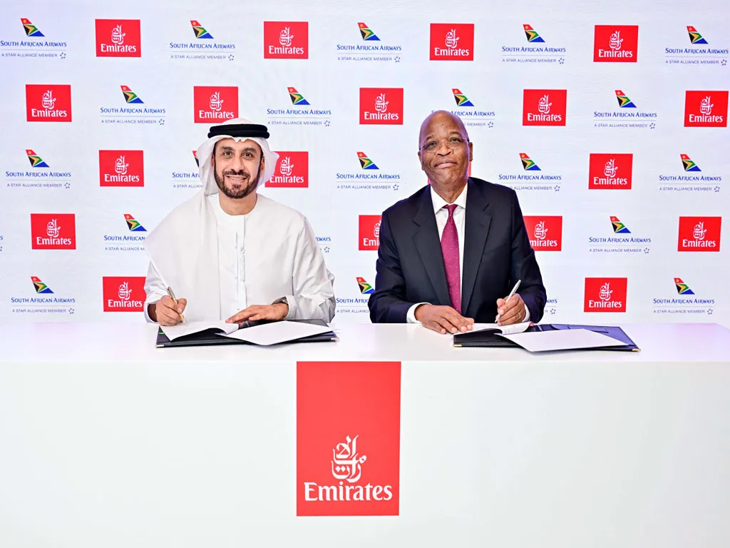 Emirates, South African Airways enhance codeshare agreement