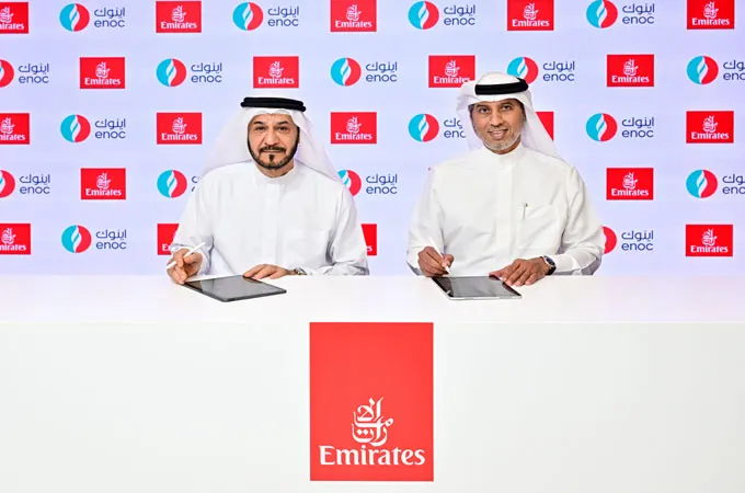 Emirates, ENOC Group sign MoU to explore SAF supply in Dubai