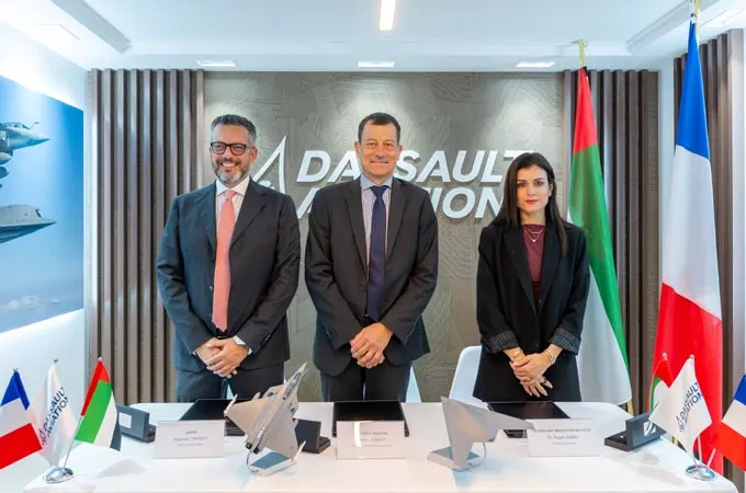 Dassault Aviation, TII, and Aspire sign cooperation deal