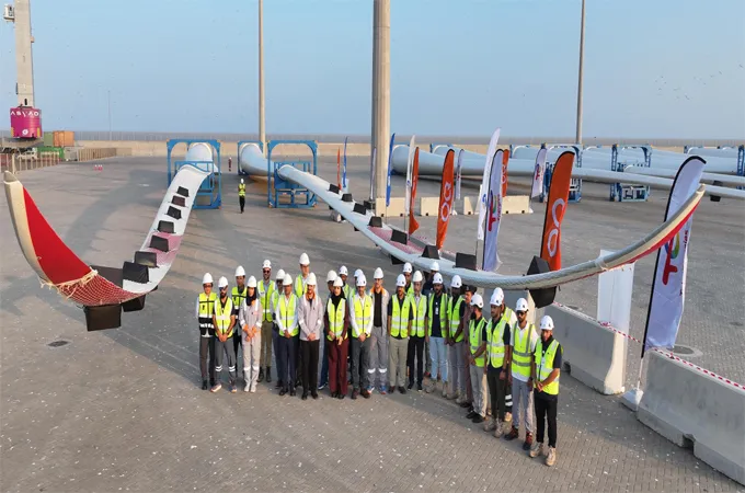 Largest wind turbines arrive at Duqm Port, Oman