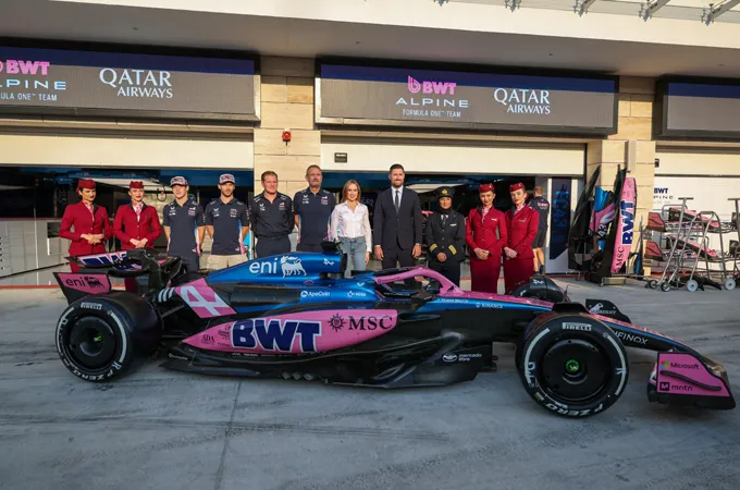 Qatar Airways, BWT Alpine partner to empower women in motorsport