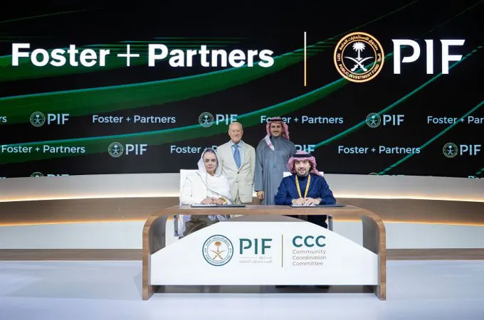 Foster + Partners seals collaboration deal with Saudi PIF 