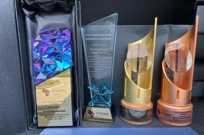 Ethiopian Airlines wins multiple awards at AFRAA’s 57th Assembly