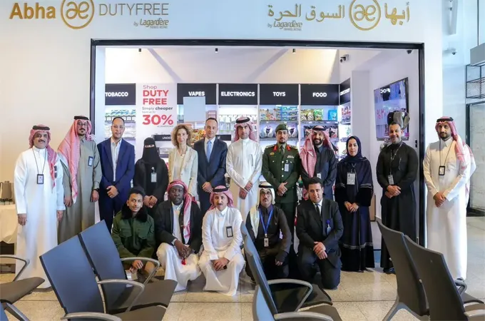 Abha Airport opens duty-free shop