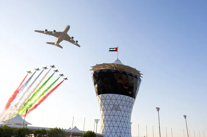 Etihad Airways’ A380 launches Formula 1 in style