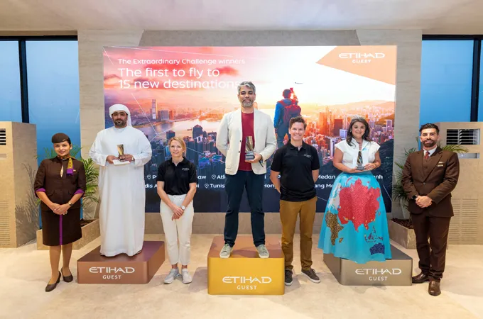Etihad Guest rewards 10 Extraordinary Challenge winners at Formula 1