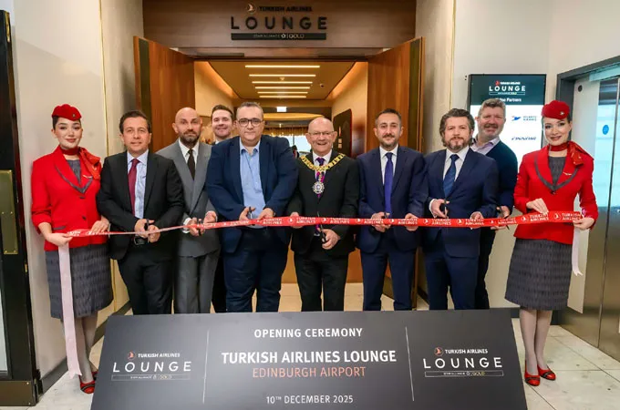 Turkish Airlines opens first European lounge abroad in Edinburgh