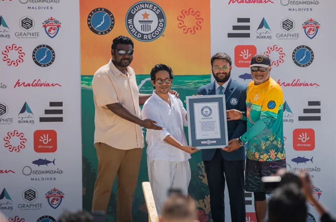 Siyam World Maldives sets snorkeling world record