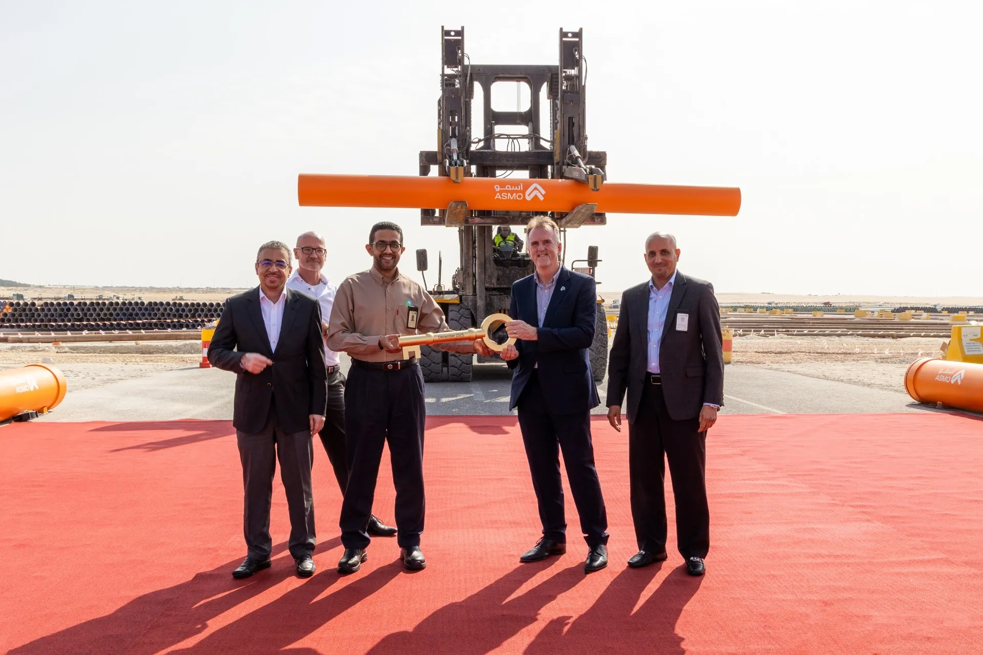ASMO launches operation at Aramco's mega Line Pipe materials facility