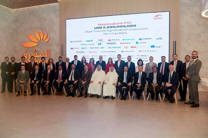 Mashreq closes $2bn dual tranche syndicated term loan facilities