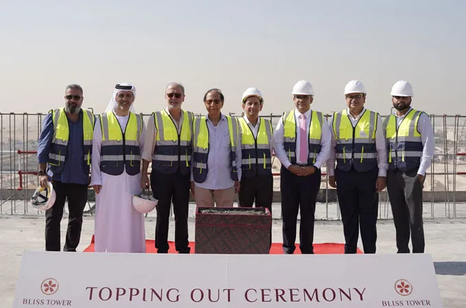 Pure Bliss celebrates topping out of flagship Dubai residential project